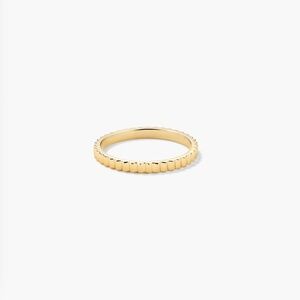Mejuri Eternity Line Band, 14K Yellow Gold, Sz 8